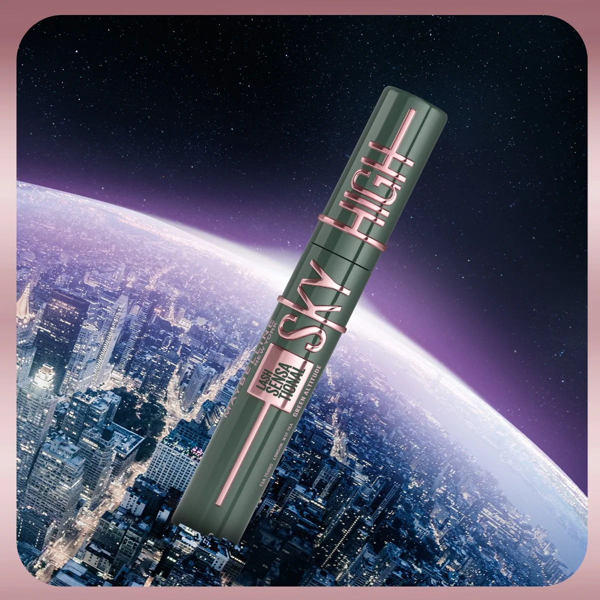 Mascara Lash Sensational Sky High Green Altitude, 7.2ml, Maybelline