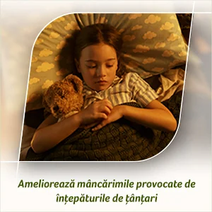 Amelioreaza mancarimile provocate de intepaturile de tantari. Amelioreaza mancarimile provocate de intepaturile de tantari.