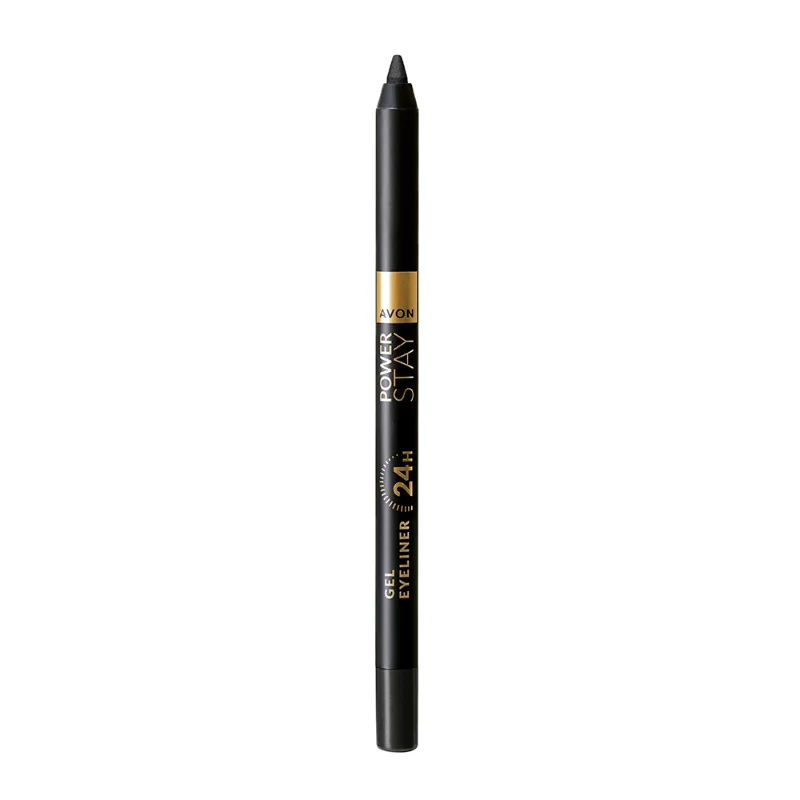 Creion gel pentru contur ochi Power Stay 24h Black, 1.2g, Avon