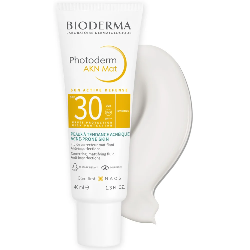 Fluid matifiant SPF 30 Photoderm AKN MAT, 40ml, Bioderma