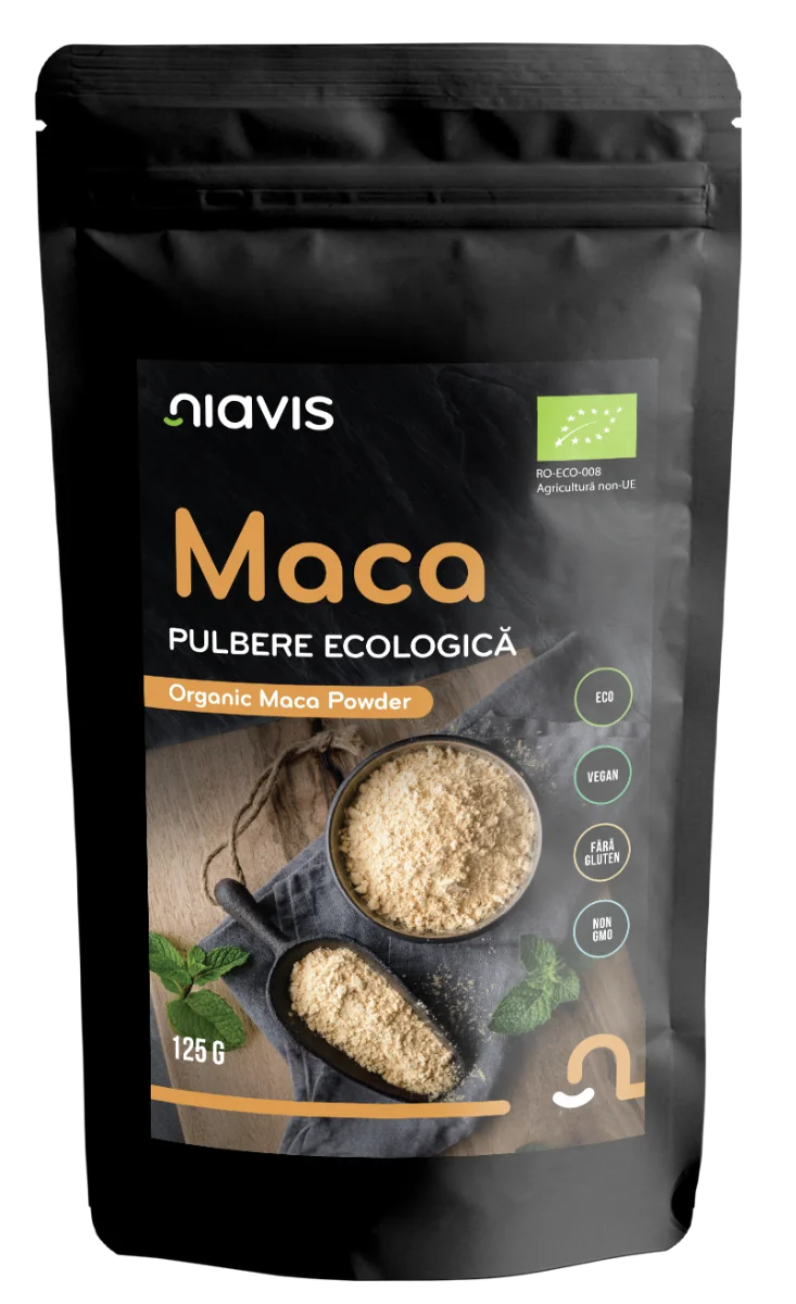Maca Pulbere ecologica, 125g, Niavis
