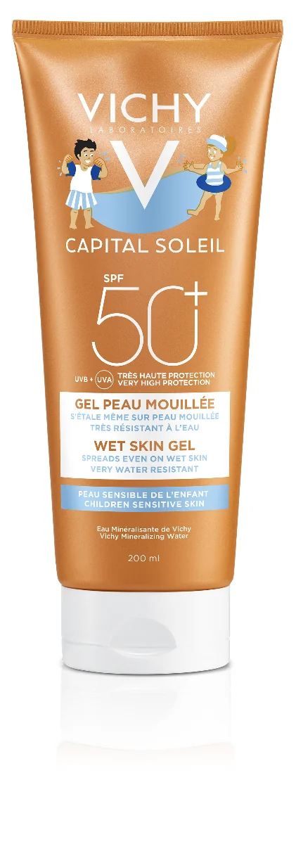 Gel pentru copii rezistent la apa Capital Soleil SPF50+, 200ml, Vichy