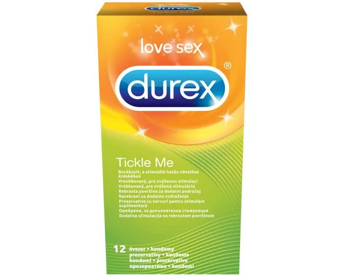 Prezervative Tickle Me, 12 bucati, Durex