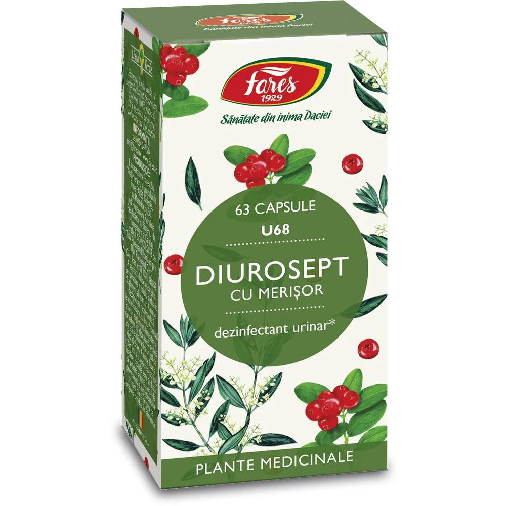 Diurosept U68, 63 capsule, Fares
