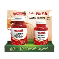 Pachet Seleniu Natural, 60+30 capsule, AdNatura
