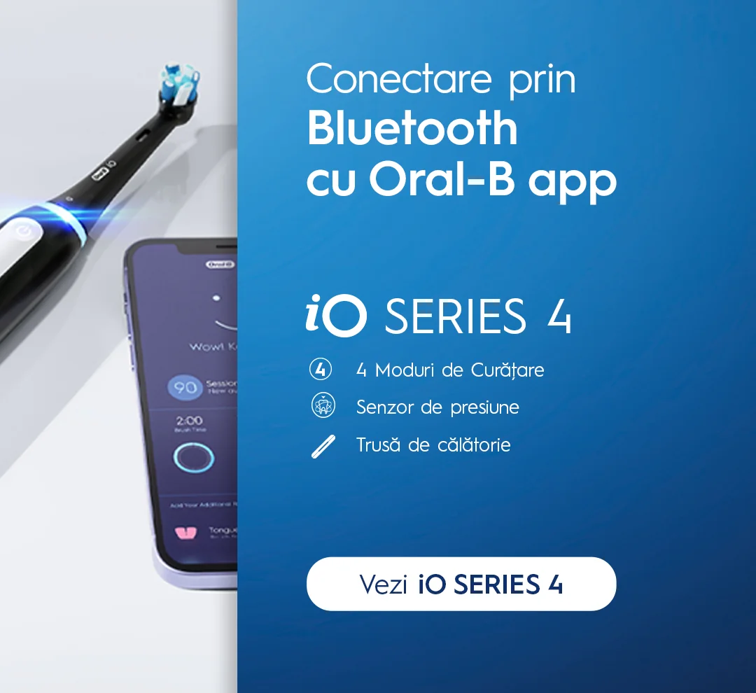 Contectare prin Bluetooth cu Oral-B app
