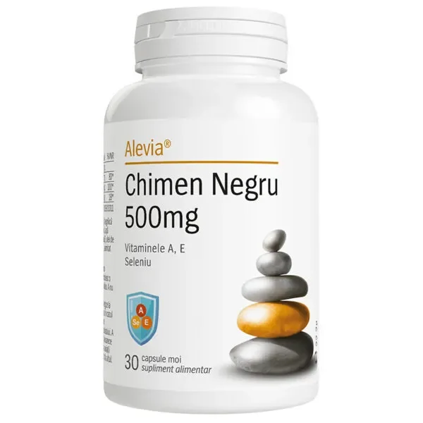 Chimen Negru 500mg, 30 capsule moi, Alevia