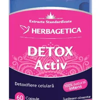 Detox Activ, 60 capsule, Herbagetica