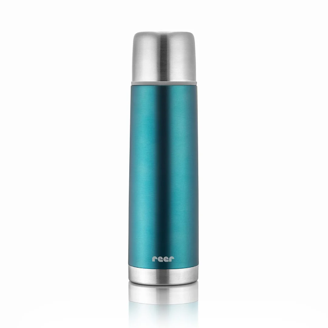 Termos din otel inoxidabil vidat Colour Cup Albastru, 500ml, Reer 