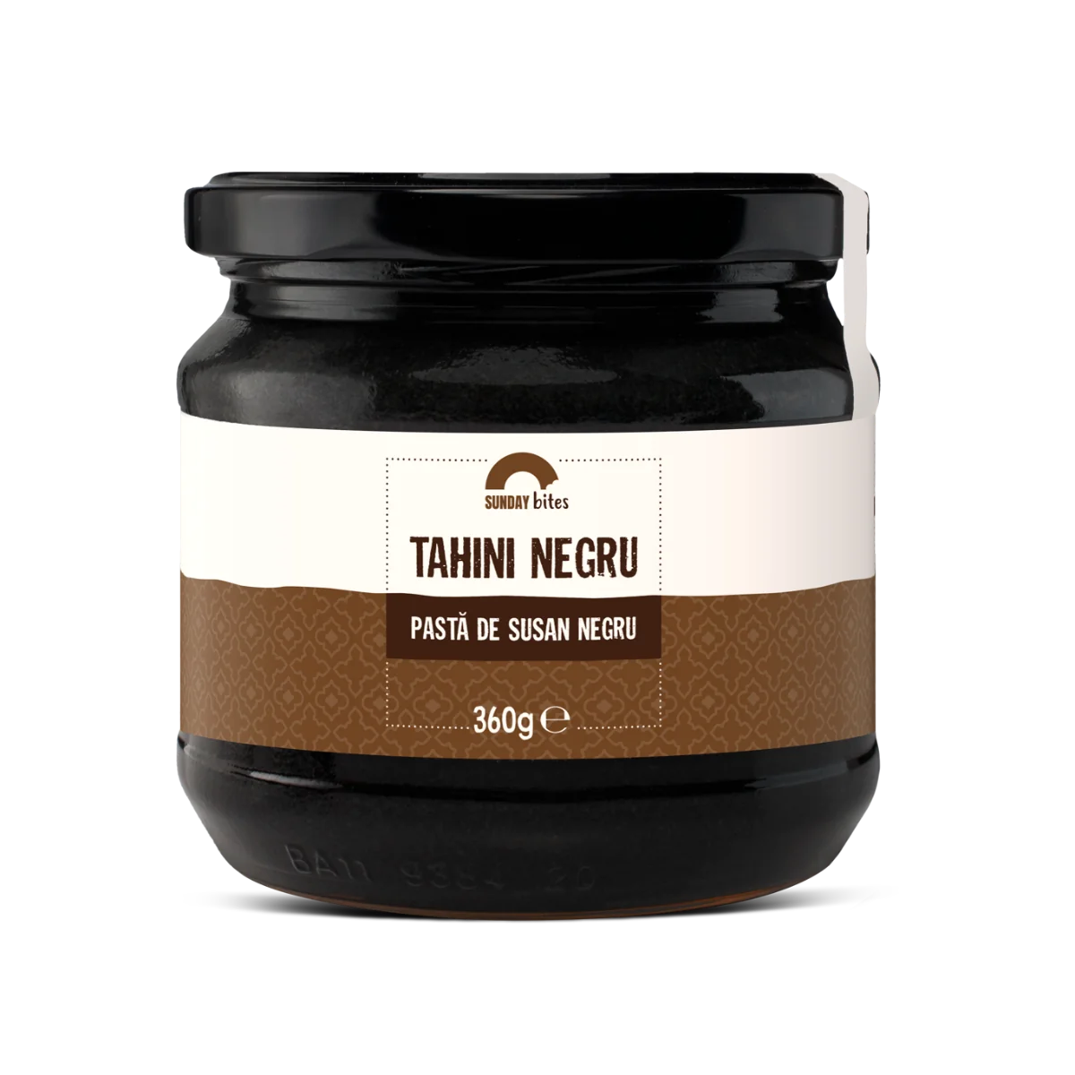 Pasta din susan negru Tahini Negru, 360g, Sunday Bites