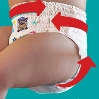 Scutece Pampers proiectate pentru siguranta si calitate, aprobate dermatologic, testate pentru substante nocive si fara alergeni de parfum.