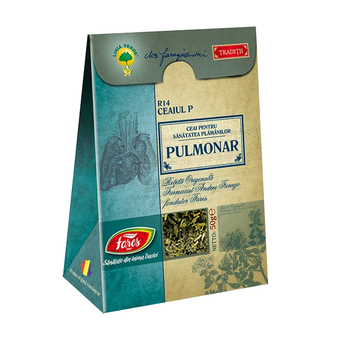 Ceai pulmonar R14, 50g, Fares