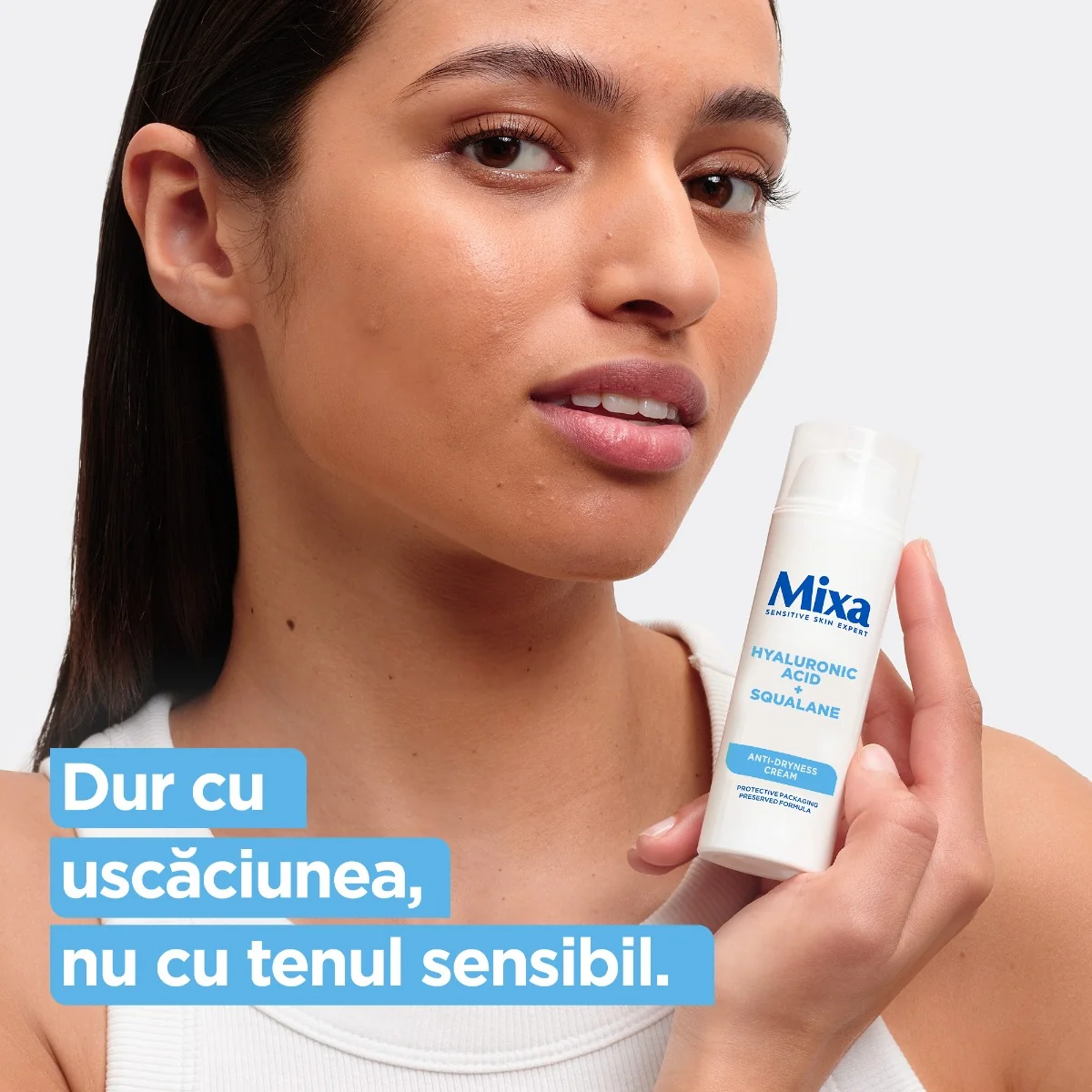 Crema anti-uscaciune pentru tenul sensibil, 50ml, Mixa