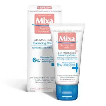 Crema hidratanta reechilibranta 24h pentru ten normal si mixt Balancing, 50ml, Mixa