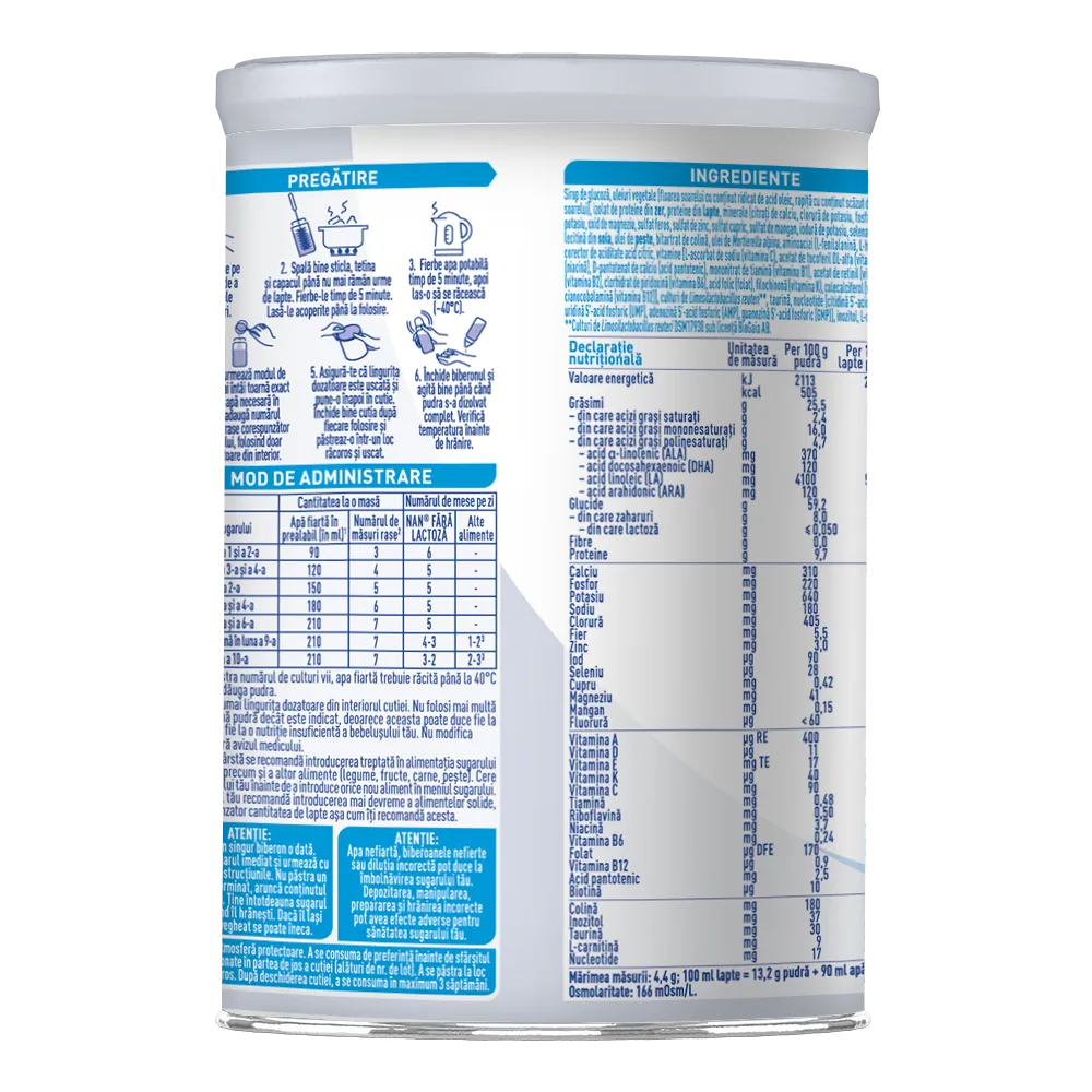 Lapte praf fara lactoza NAN ExpertPro 0 luni+, 400g, Nestle 