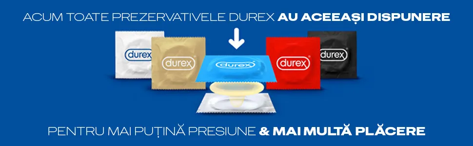 Prezervative Extra Safe, 6 bucati, Durex | Dr.Max Farmacie