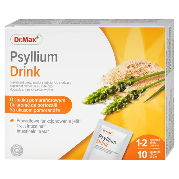 Dr. Max Psyllium Drink, 10 plicuri