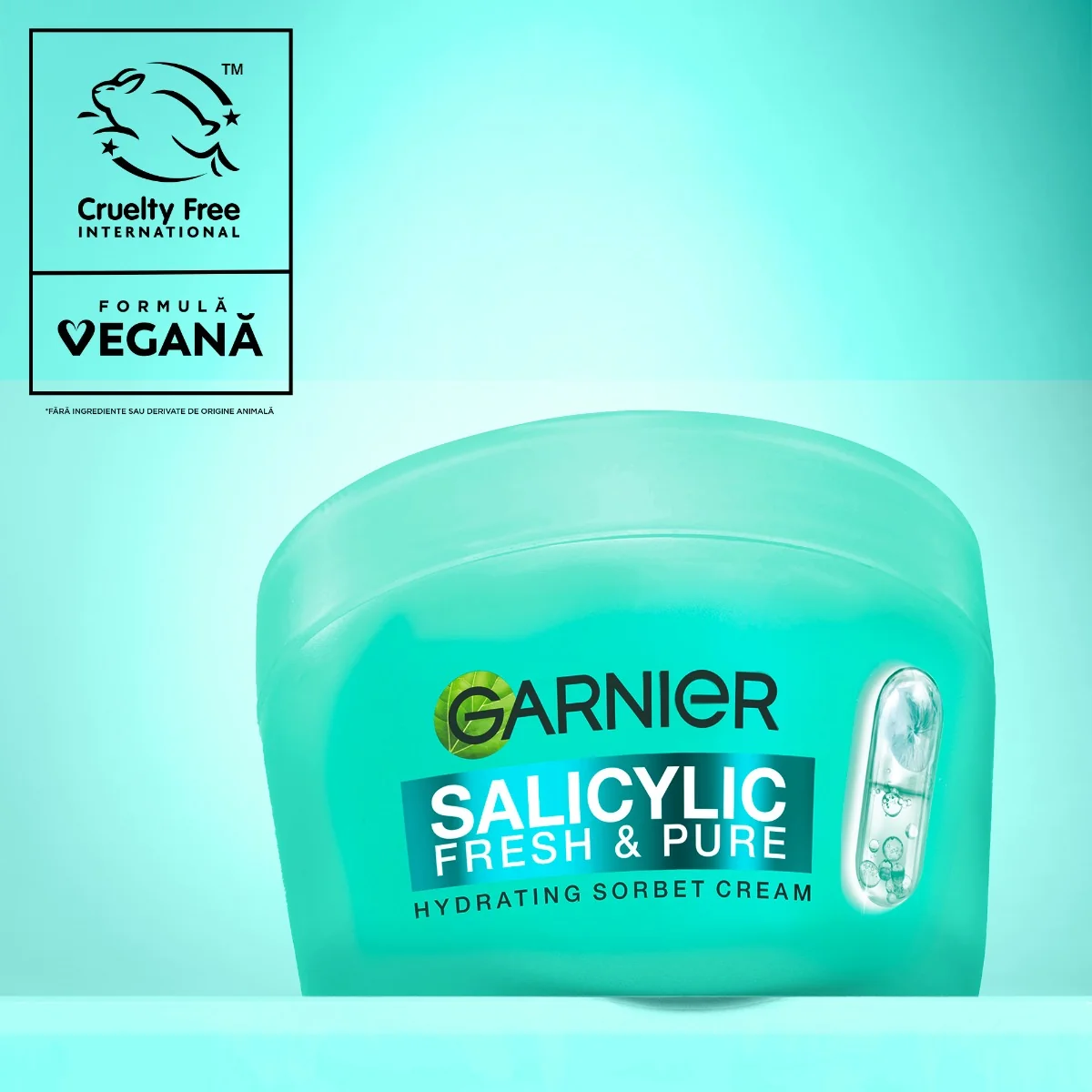 Crema-sorbet hidratanta Salicylic Fresh & Pure, 85ml, Garnier