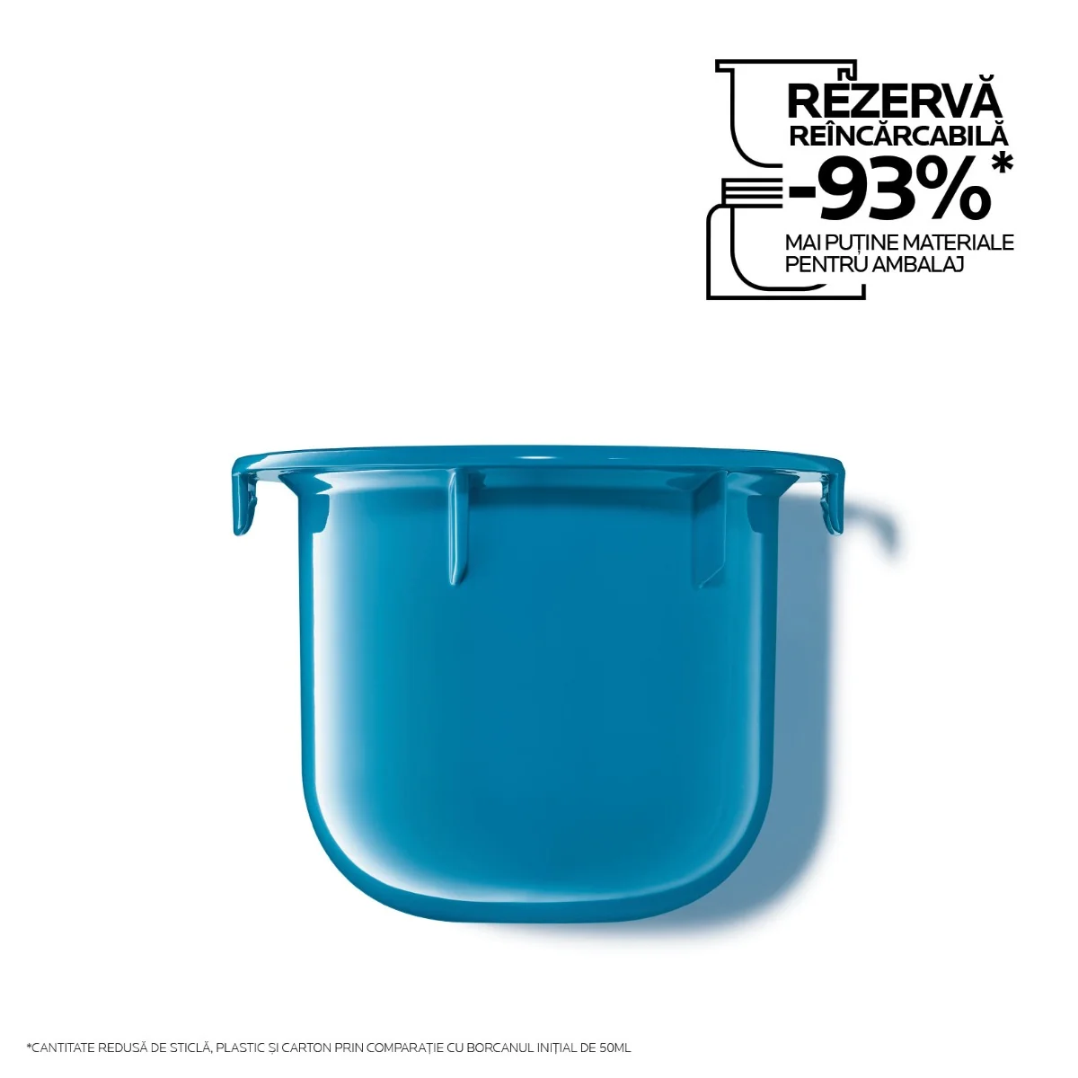 Rezerva crema Supra-Activata cu Acid Hialuronic Hyalu B5, 50ml, La Roche-Posay