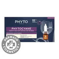Tratament pentru caderea progresiva a parului Phytocyane, 12 fiole x 5ml, Phyto