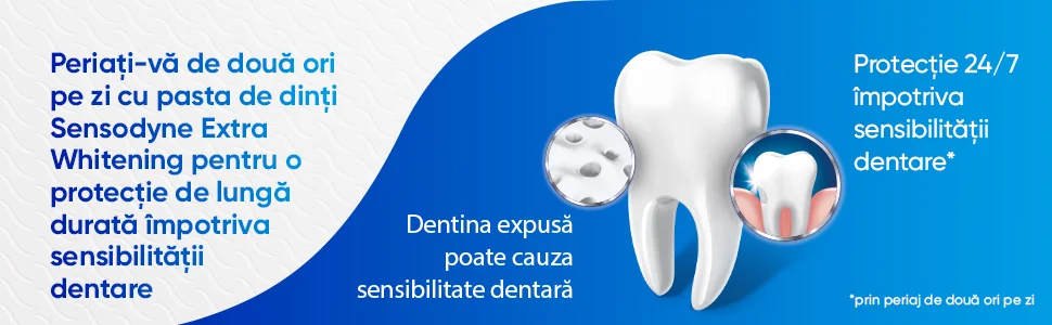 Mod de utilizare pasta de dinti Sensodyne
