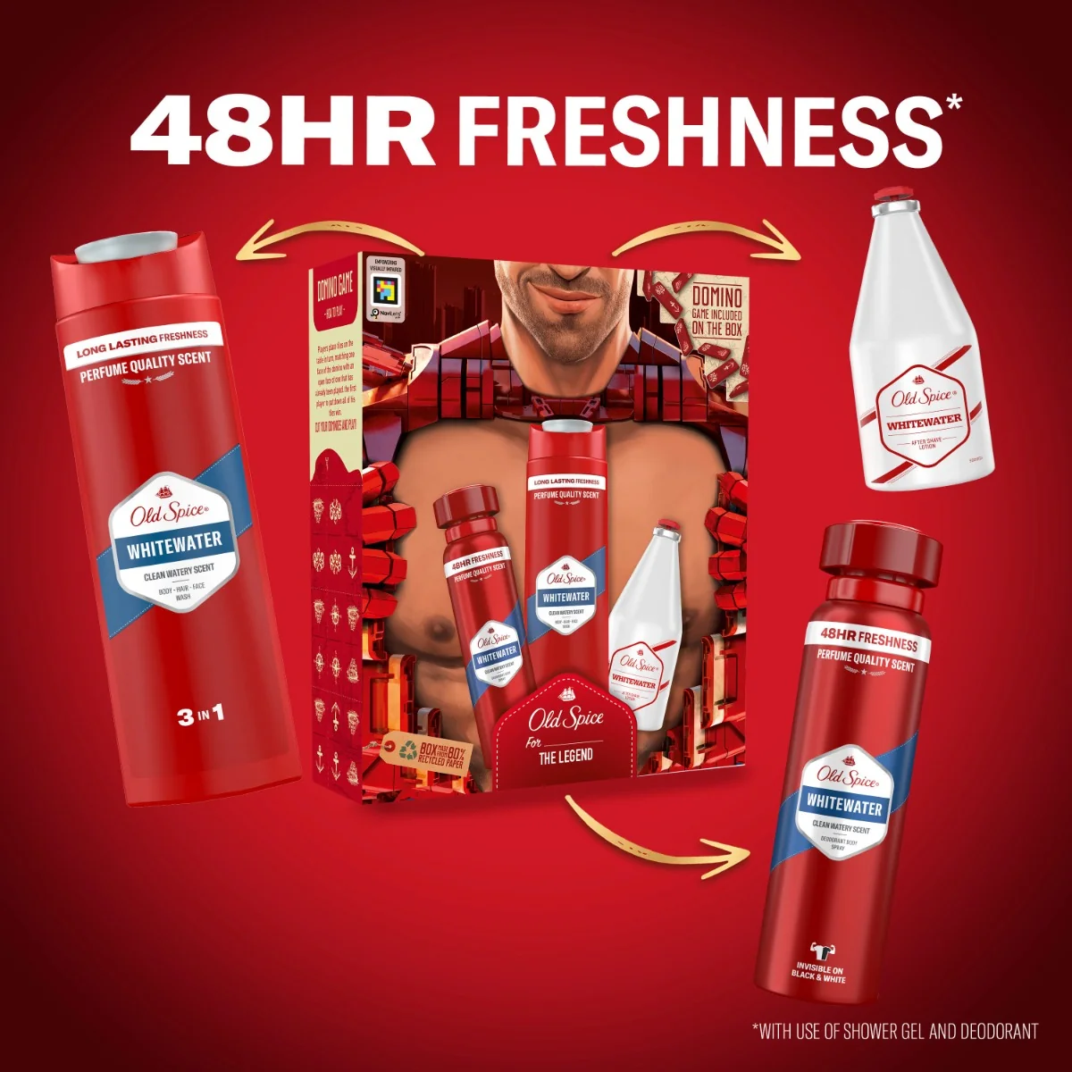 Set Whitewater Ironman, Old Spice