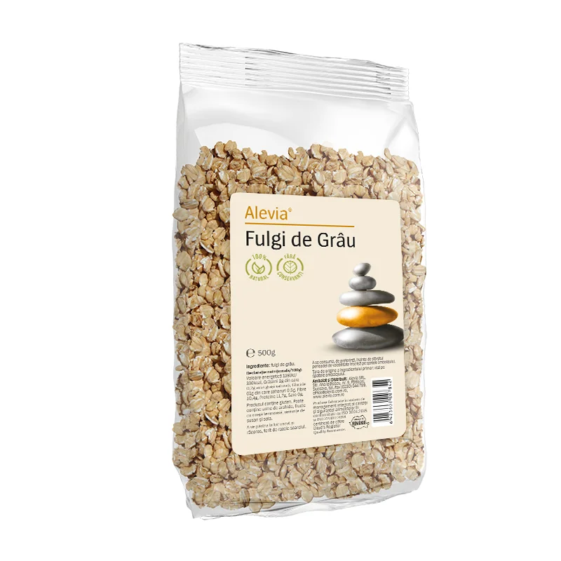 Fulgi de grau, 500g, Alevia 