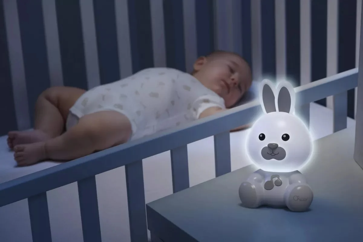 Lampa de veghe muzicala Iepurasul Dream Light +0 luni, 1 bucata, Chicco 