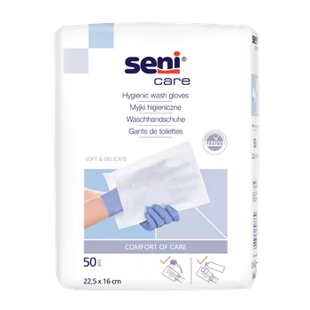 Manusi nelaminate pentru curatare, 50 bucati, Seni