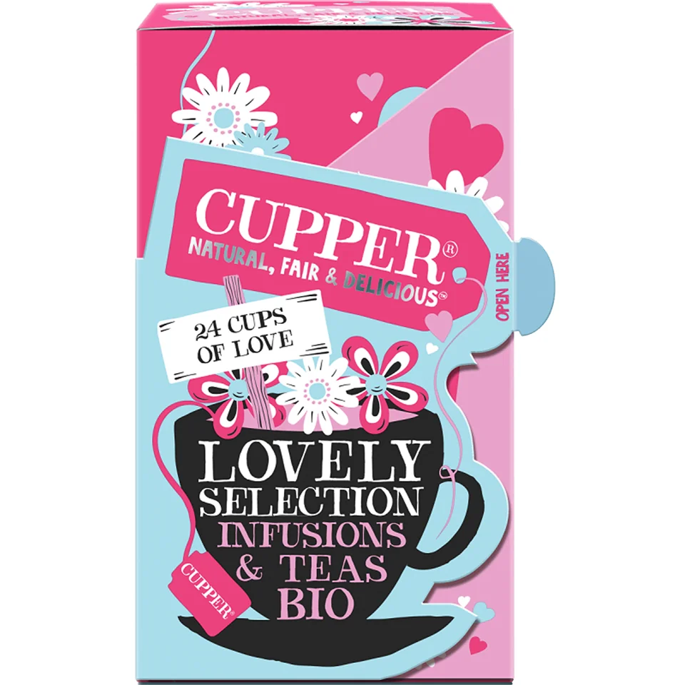 Selectie de ceaiuri si infuzii Lovely Selection, 24 plicuri, Cupper