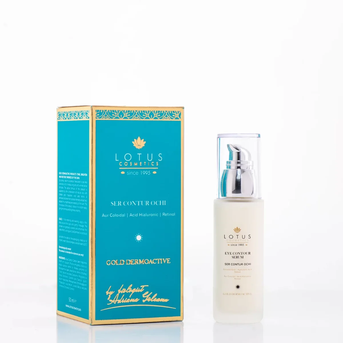 Ser pentru fata anti-imperfectiuni Gold Dermoactive, 50ml, Lotus Cosmetics