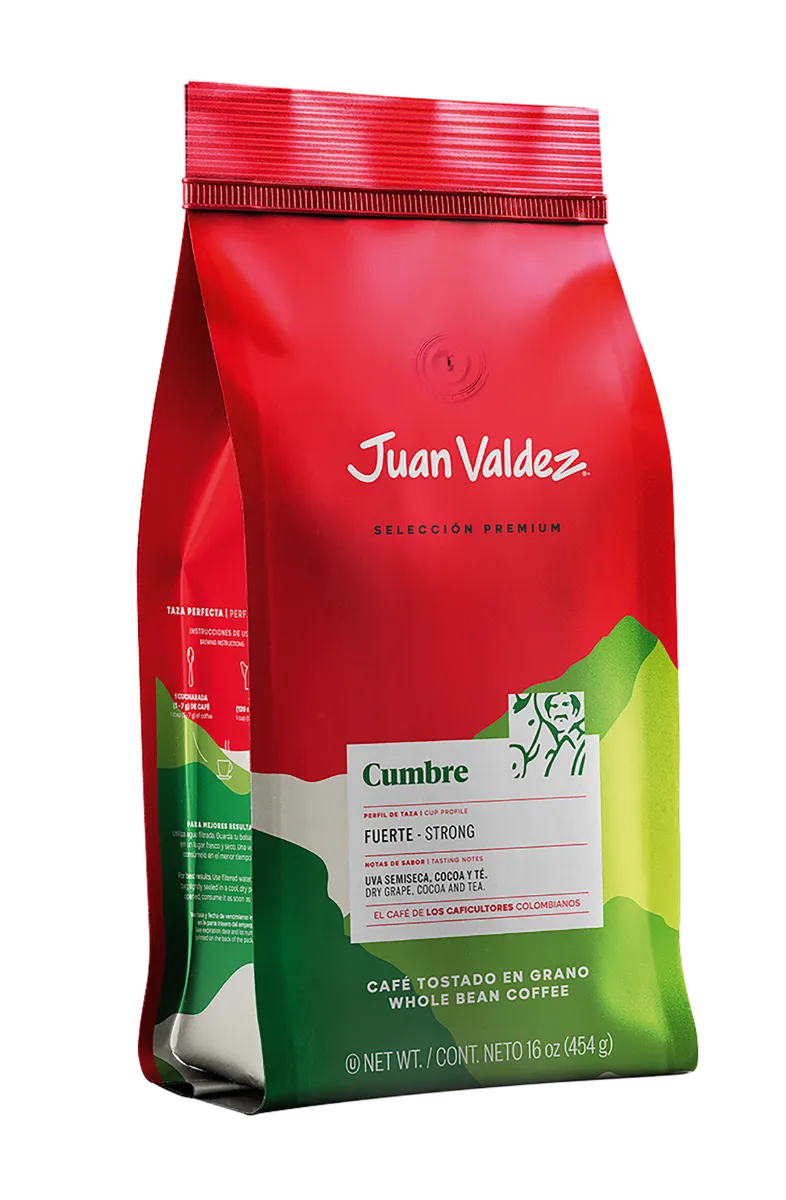 Cafea premium boabe Cumbre, 454g, Juan Valdez