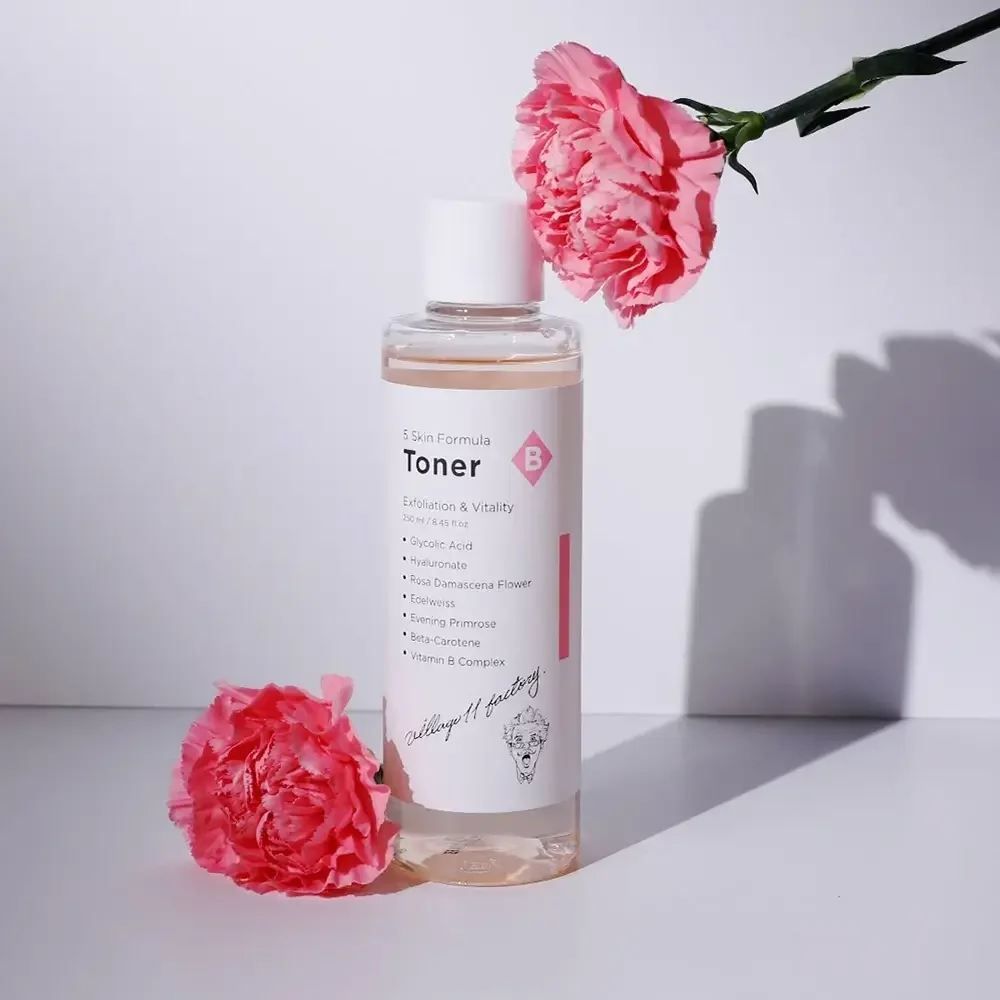 Toner exfoliant pentru fata B Skin Formula, 250ml, Village 11 Factory