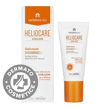 Gel-crema pentru protectie solara cu SPF50 Light Heliocare, 50ml, Cantabria Labs