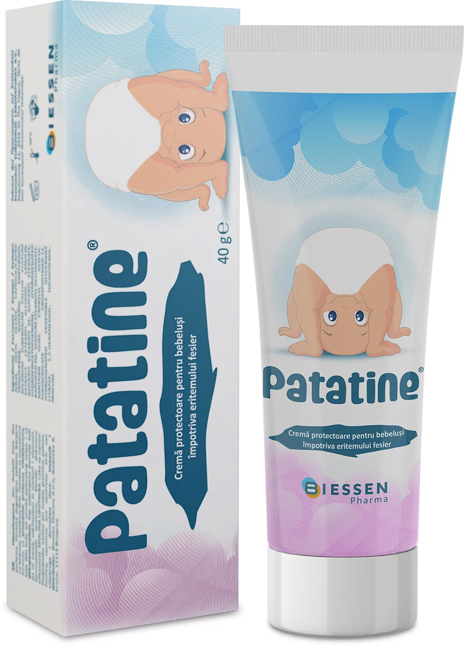 Crema protectoare pentru bebelusi Patatine, 40g, Biessen Pharma