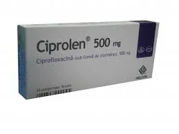 Ciprolen 500mg, 10 comprimate, AC Helcor 