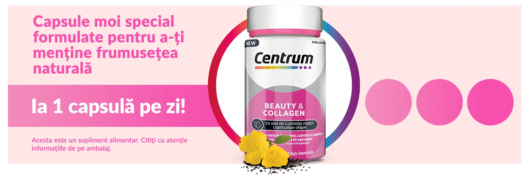 Mod de administrare Centrum Beauty & Collagen Mod de administrare Centrum Beauty & Collagen