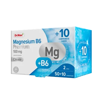 Dr.Max Magnesium B6 Premium, 50+10 comprimate 