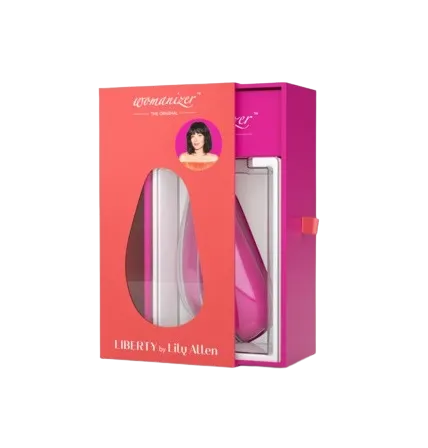 Vibrator pentru clitoris Liberty by Lily Allen Roz, 1 bucata, Womanizer 