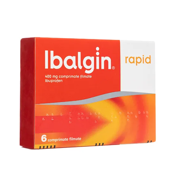 Ibalgin Rapid 400mg, 6 comprimate filmate, Sanofi 
