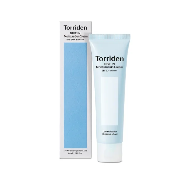 Crema de fata Hyaluronic Acid SPF50+ PA++++ Moisture Dive In, 60ml, Torriden 