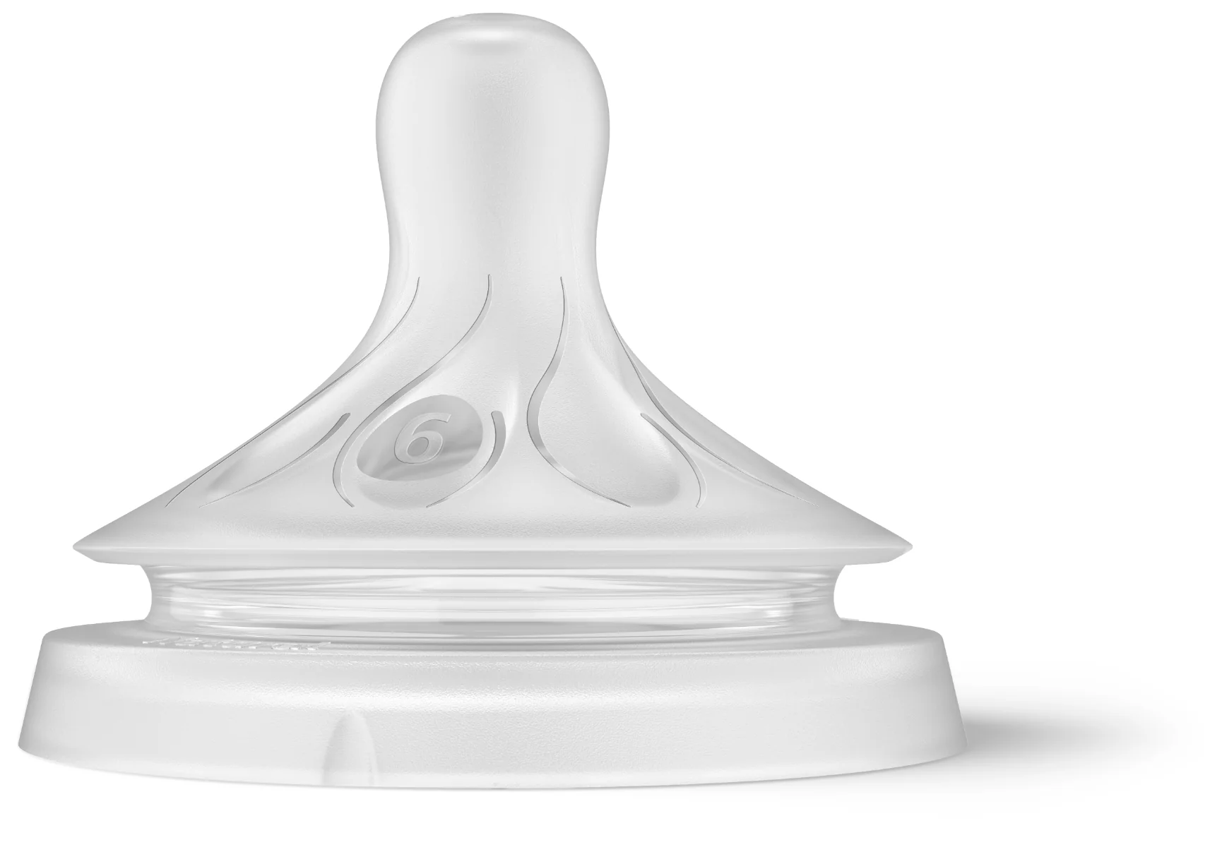 Set tetine cu debit pentru hrana consistenta +6 luni SCY966/02 Natural Response SCY966/02, 2 bucati, Philips Avent