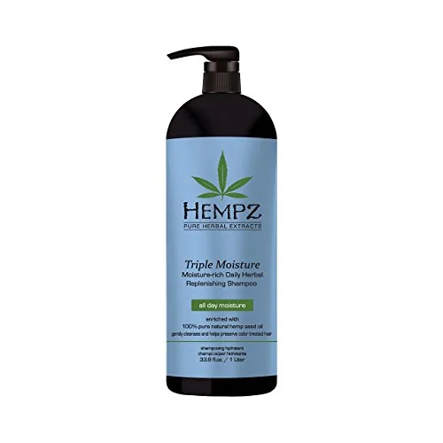 Balsam pentru par uscat Triple Moisture, 1l, Hempz