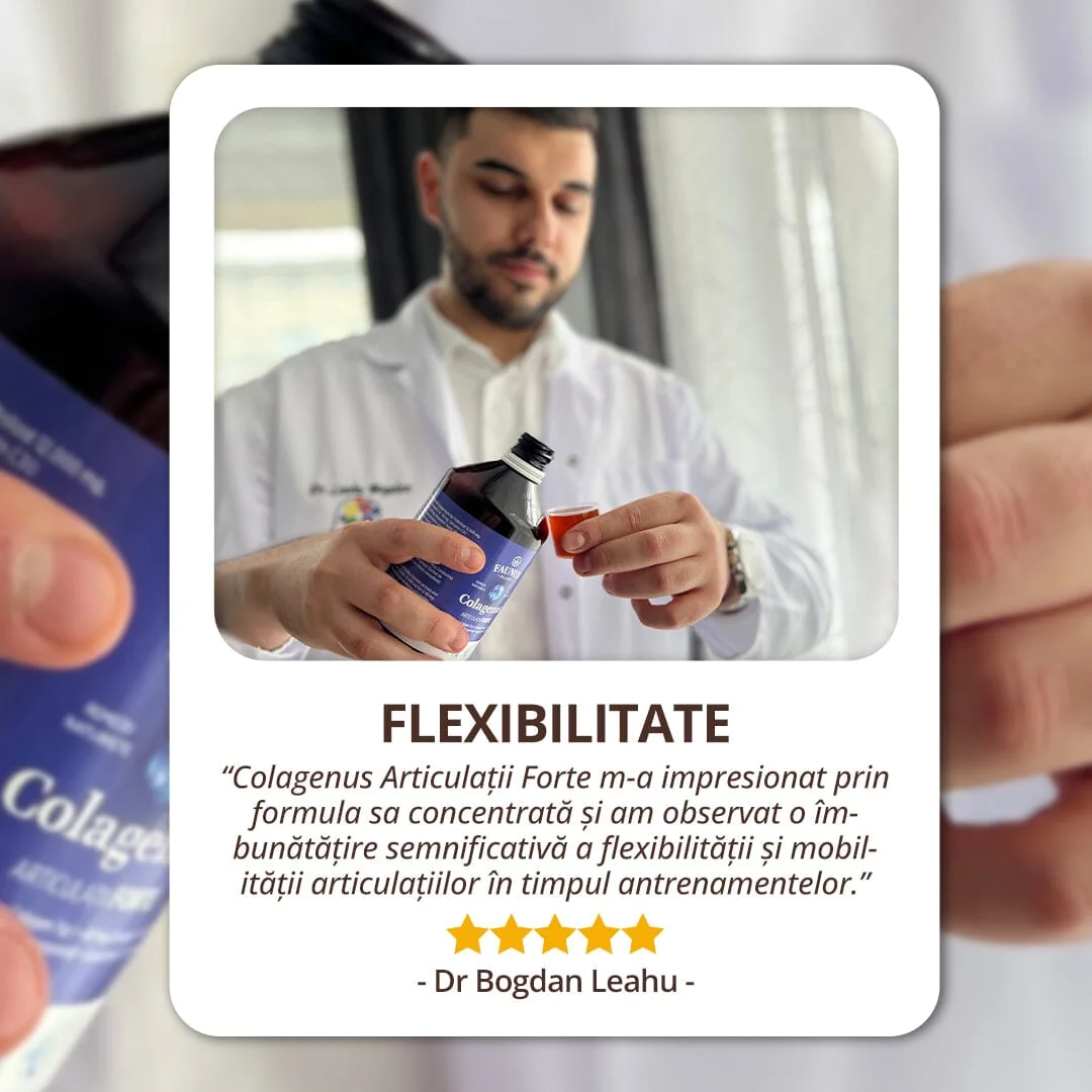 Colagen hidrolizat pentru articulatii Colagenus Articulatii Forte, 500ml, Faunus Plant