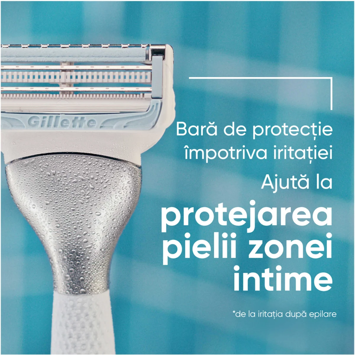 Set rezerve aparat ras pentru zona intima Venus Satin Care, 3 bucati, Gillette