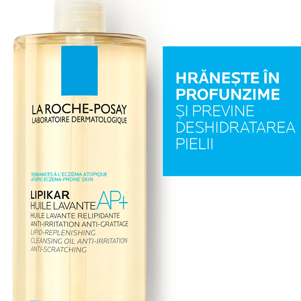 Ulei de spalare pentru pielea sensibila Lipikar AP+, 750ml, La Roche-Posay