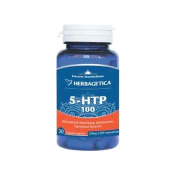 5 HTP 100 Zen Forte, 30 capsule, Herbagetica