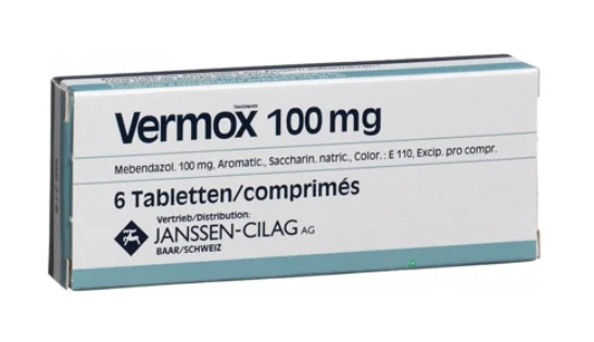 Vermox 100mg, 6 comprimate, Janssen Pharmaceutica