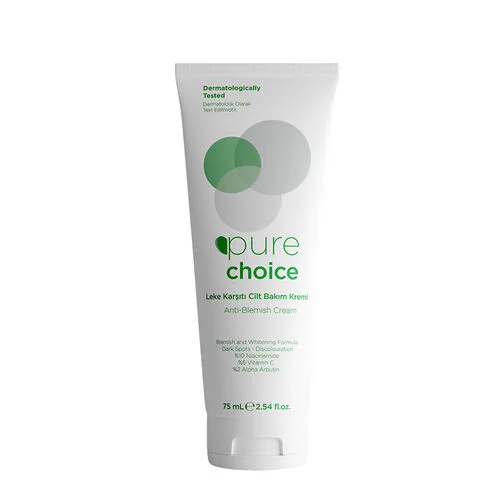 Crema de fata anti-pete si anti-roseata testata dermatologic, 75ml, Pure Choice