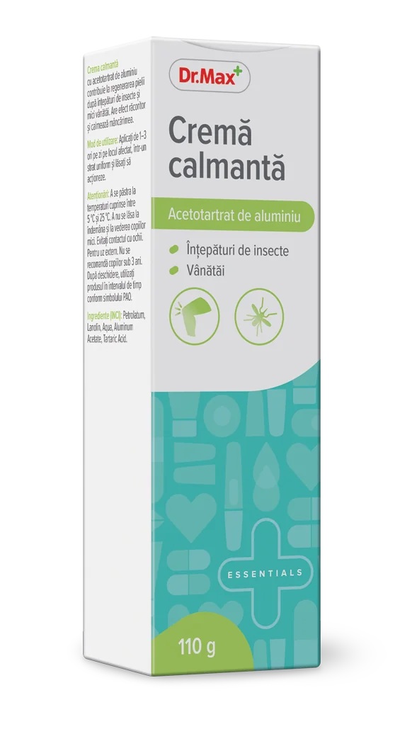 Dr. Max Crema calmanta cu acetotartrat de aluminiu, 110g